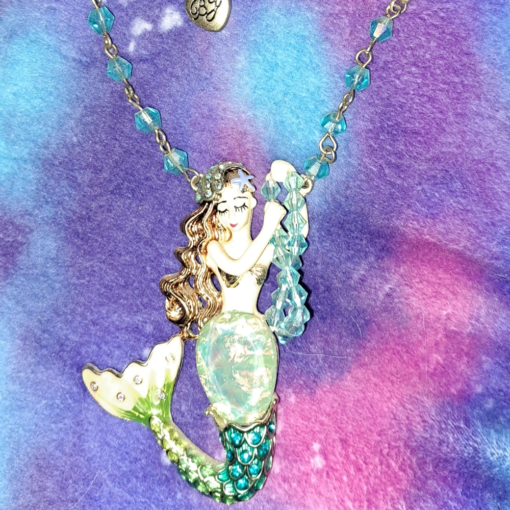 Betsey Johnson Mermaid necklace